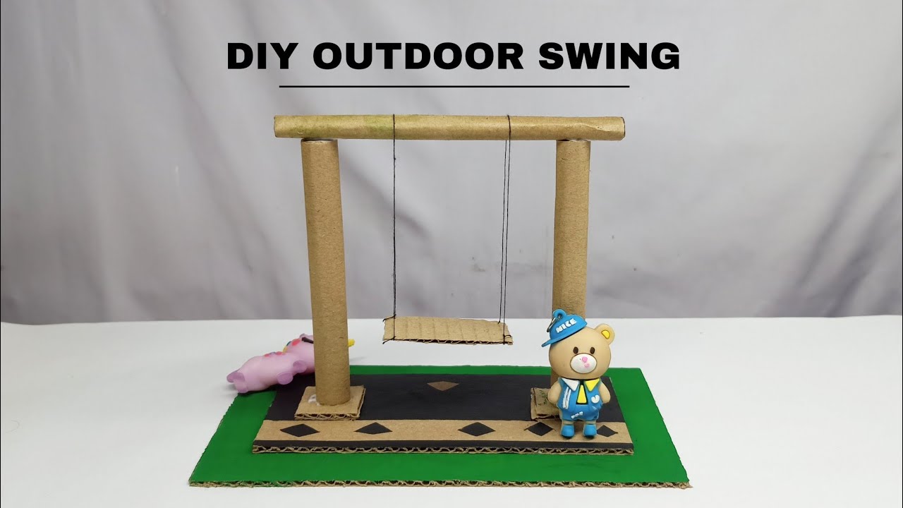 Simple Outdoor Swing | Creative Swing Design Using Cardboard