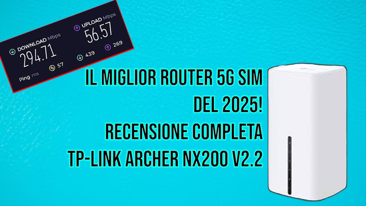 IL miglior Router 5g Sim del 2025! Recensione Completa TP-LINK Archer nx200