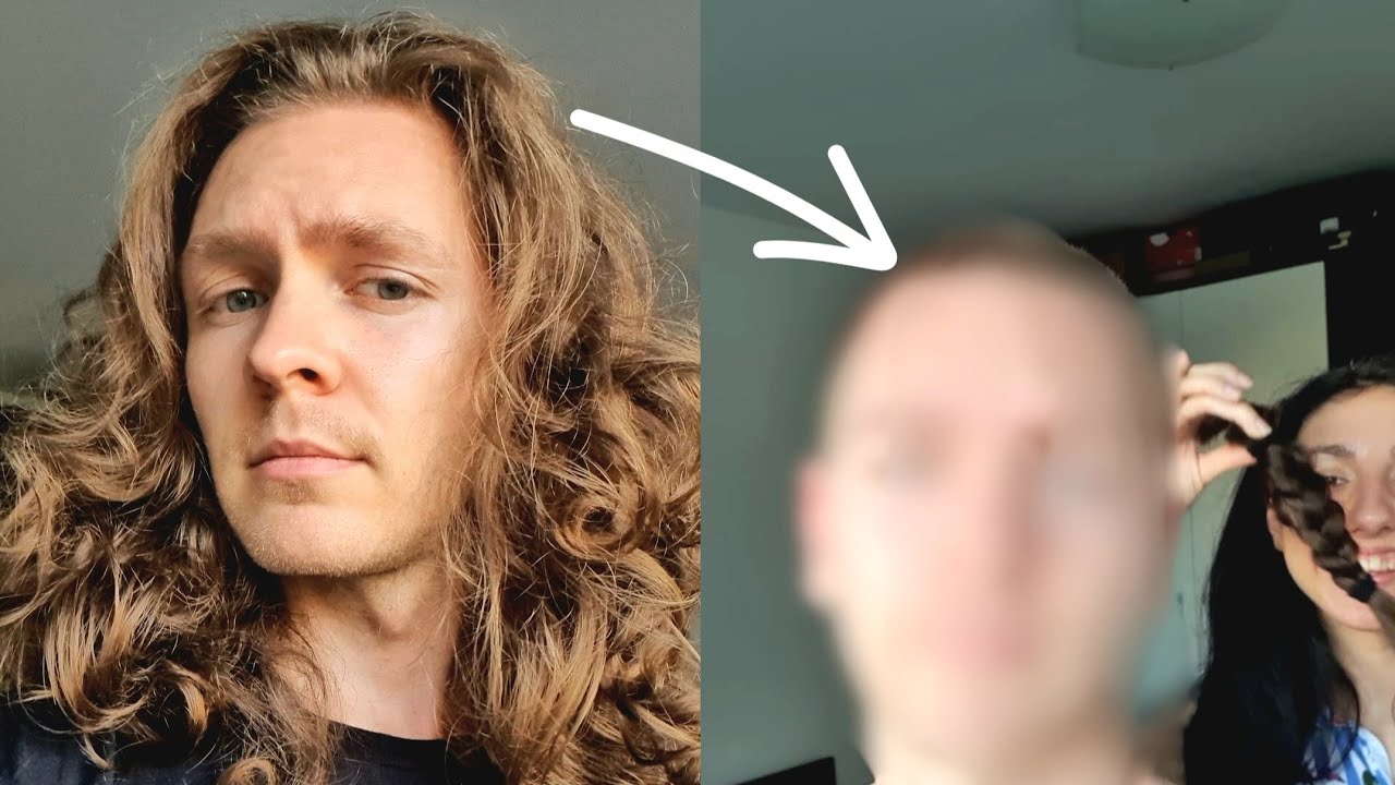 Cutting My Long Hair OFF for a BUZZ CUT (Huge Transformation)