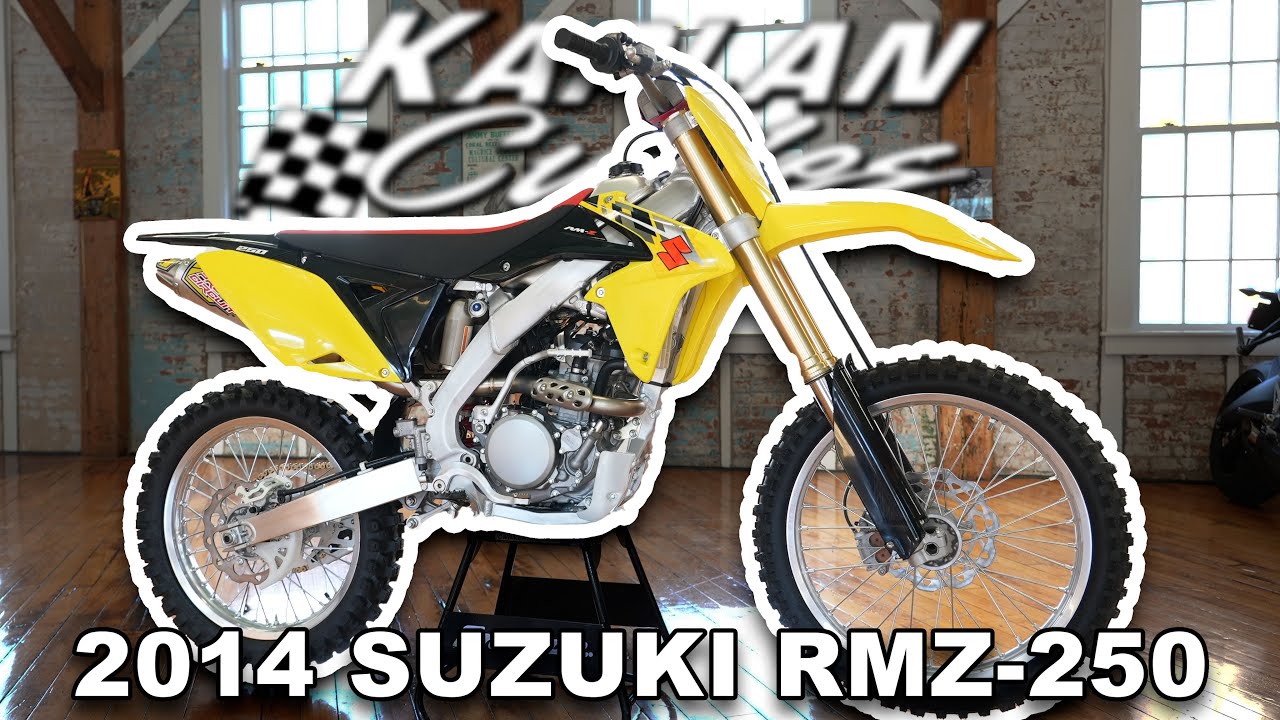 BRAND NEW 2014 SUZUKI RMZ-250 WITH PRO CIRCUIT T4 EXHAUST & MORE!