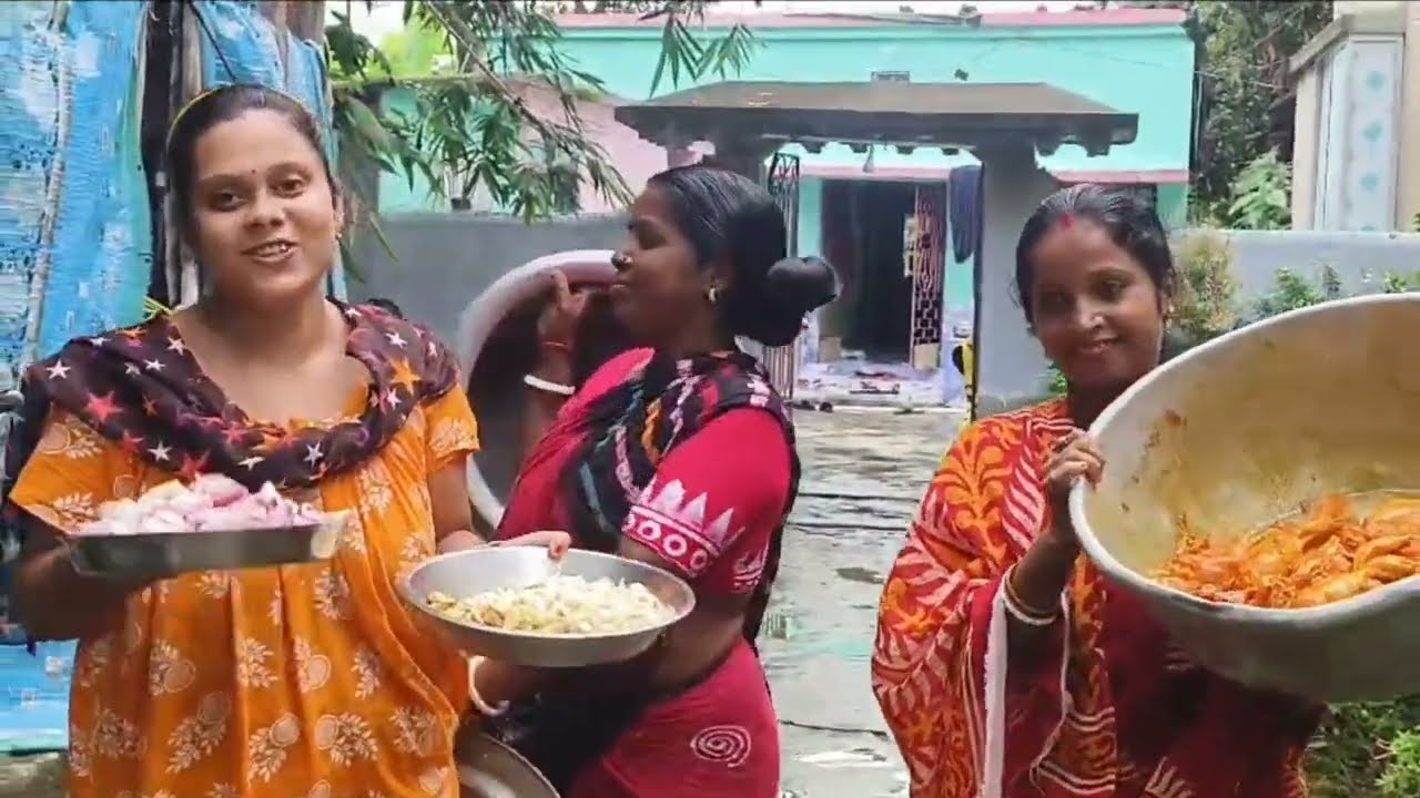 আজ বাড়িতে পিসিরা এসেছে । আজ  বিরিয়ানি বানানো হলো।