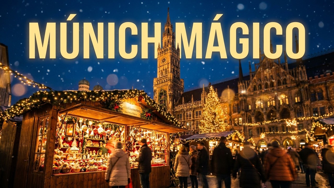 Qué ver en el Mercado de Navidad de Múnich 🎅✨ | Mira lo que vivimos en este tour mágico (2024)