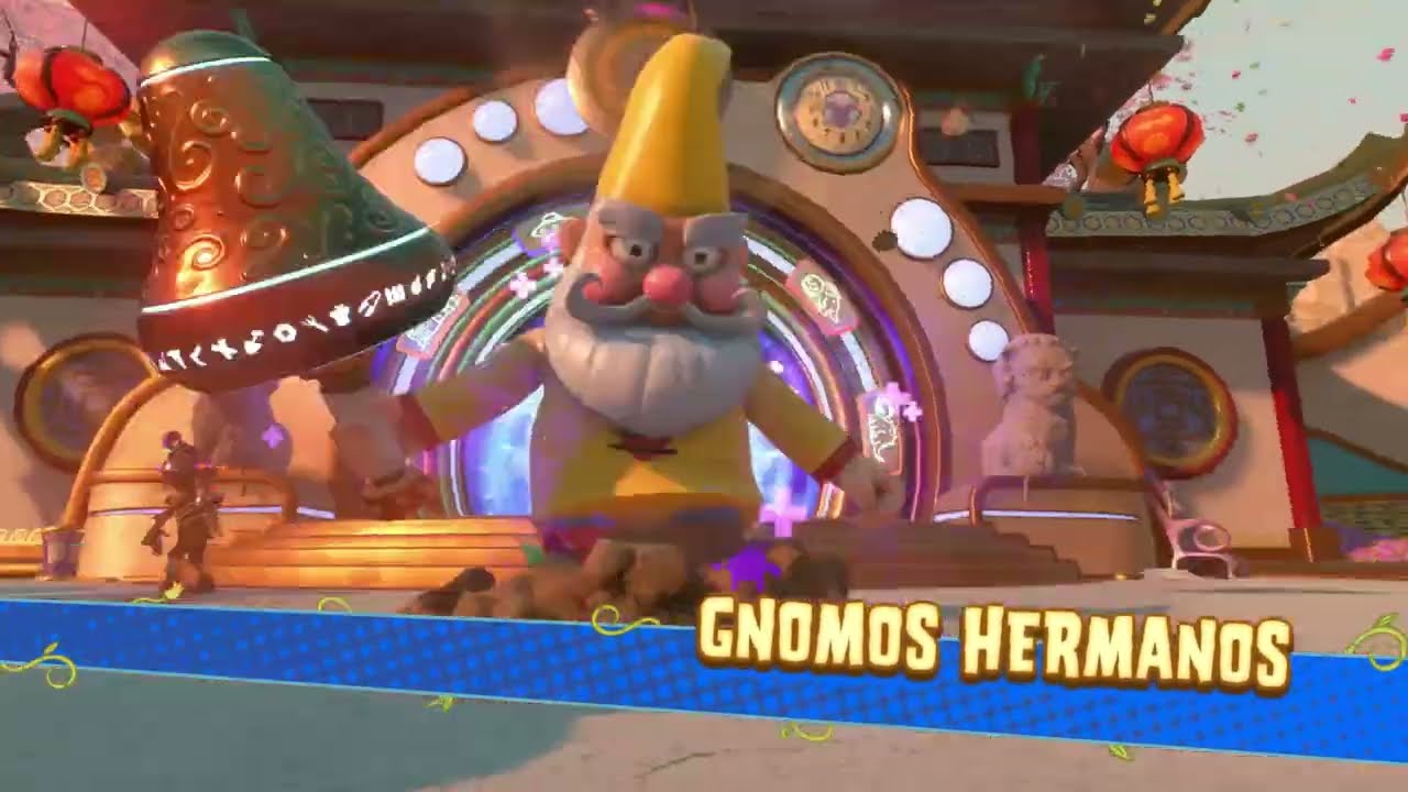 Jugando Caza de jefe en Plants vs Zombies Garden Warfare 2 Gnomo hermanos :o
