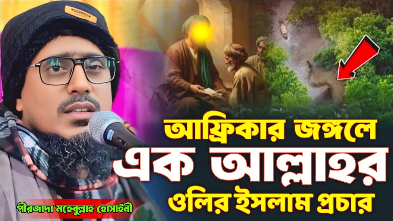 পীরজাদা মহেবুল্লাহ হোসাইনী ওয়াজ | আফ্রিকার জঙ্গলে এক আল্লাহর অলির ইসলাম প্রচার | mohibullah waz