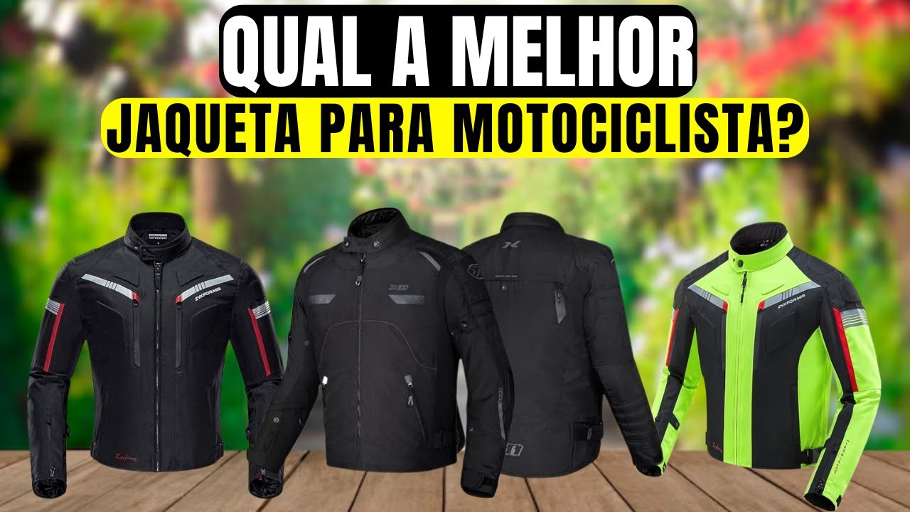As 5 Melhores Jaquetas para Motociclistas Custo-benefício em 2025