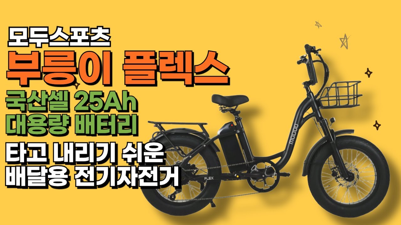 배달에 딱인 전기자전거 부릉이 플렉스 리뷰!