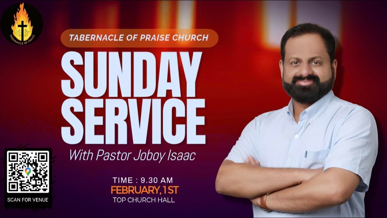 Tabernacle Of Praise Church Kochi | 1 February 2026| Sunday Worship Service |🔴 Live Stream 🔴