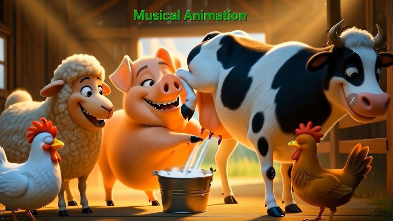 Bebi Brain Had a Farm part 16| cartoon nursery rhymes and baby song