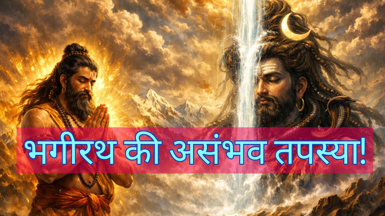 भगीरथ ने गंगा को धरती पर कैसे उतारा? | गंगा अवतरण की पूरी कथा | Bhagirath Ganga Story