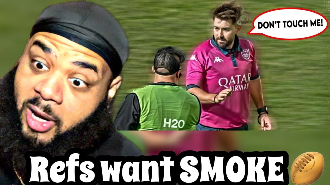 AMERICAN REACTS to Rugby Referees Take No Nonsense! 🏉