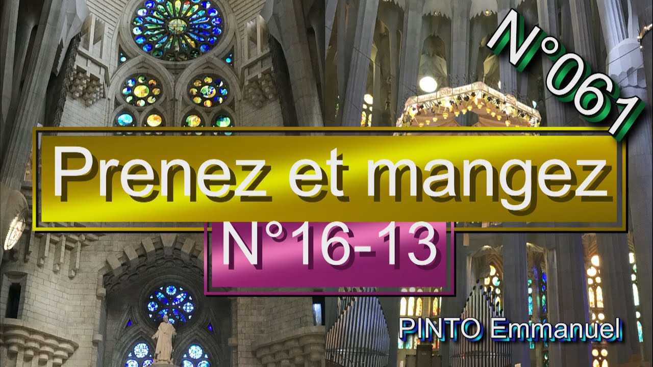 Prenez et mangez - communion - (N°16-13) - (D52-67) - N°061