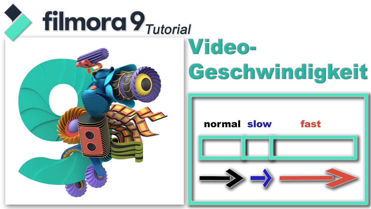 Video Geschwindigkeit ändern - Zeitraffer oder Zeitlupeneffekt erstellen / Filmora9 Tutorial deutsch