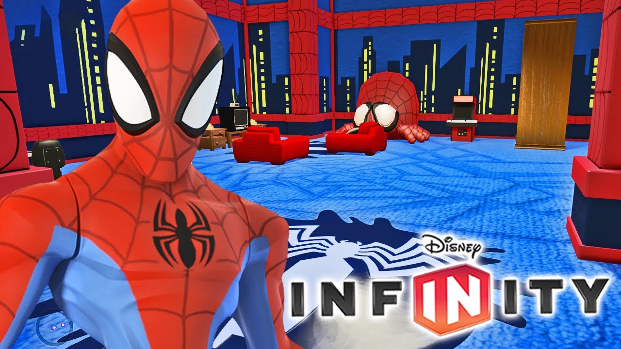 O QUARTO DO HOMEM ARANHA no Disney Infinity 3 0 MANSÃO INFINITY