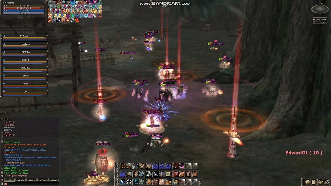 L2 Damage Akatsuki Federals vs Randoms?