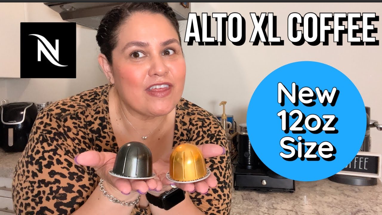 Новый и улучшенный кофе Nespresso Alto XL — капсулы янтарного и ониксового цвета на 12 унций