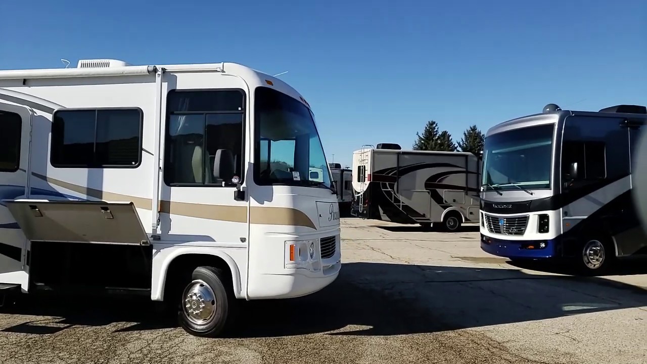 *SOLD*  Collierrv.com 2007 Georgie Boy Pursuit 3480 Class A Leveling Jacks Two Slides