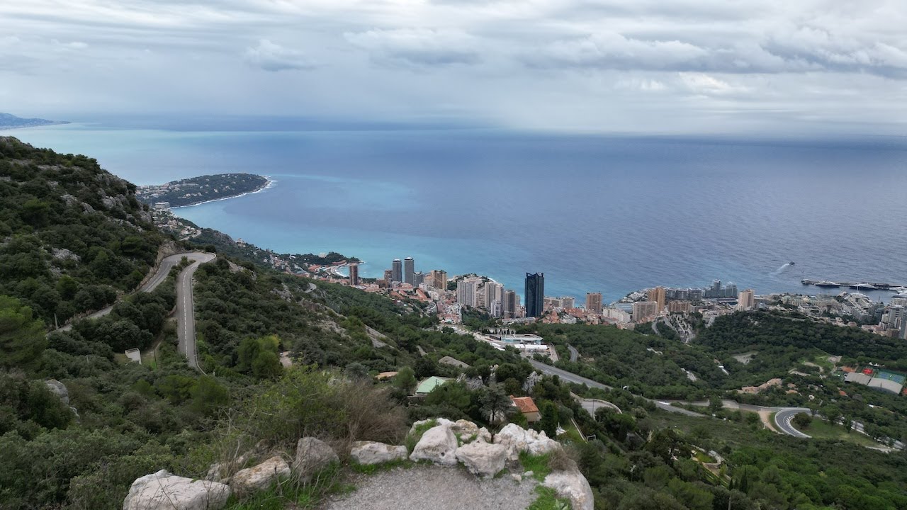Monaco to Monte Carlo Viewpoint (Full) | Open Road Driving