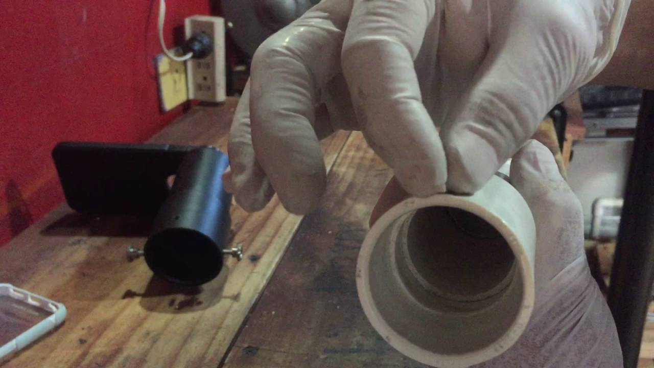 Soporte para grabar a traves de mira telescopica con un celular