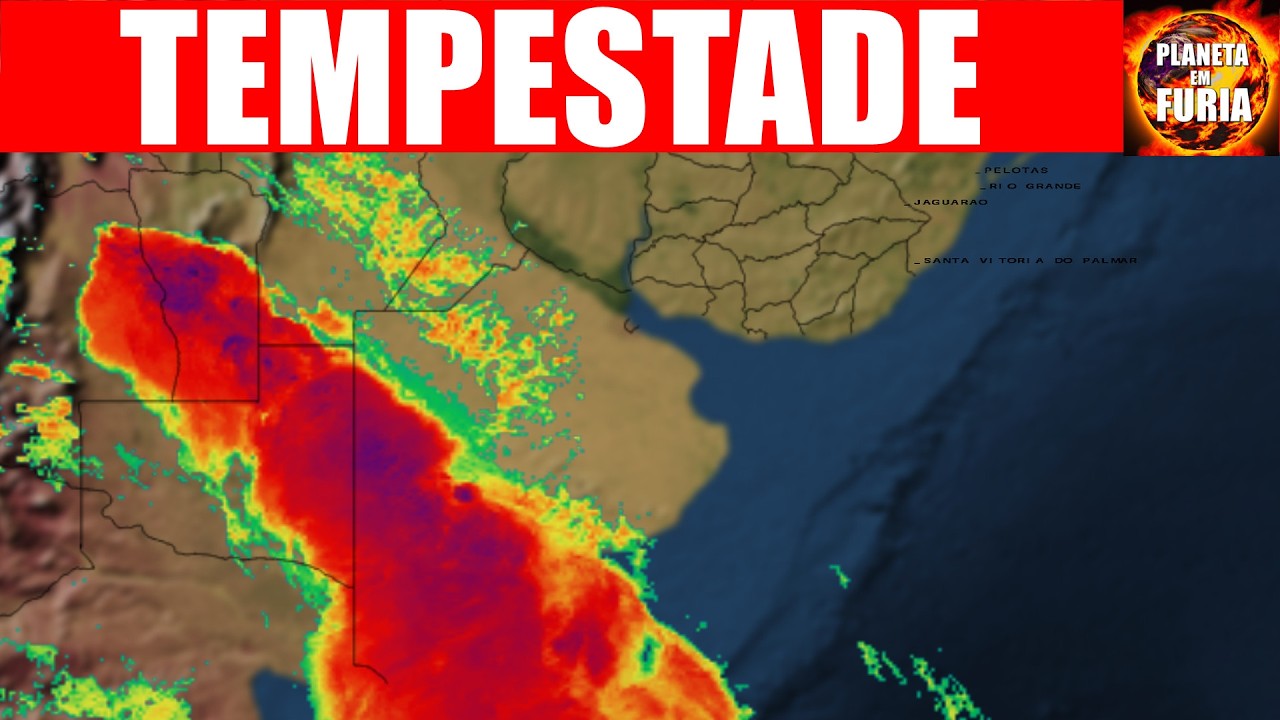 frente fria chegando