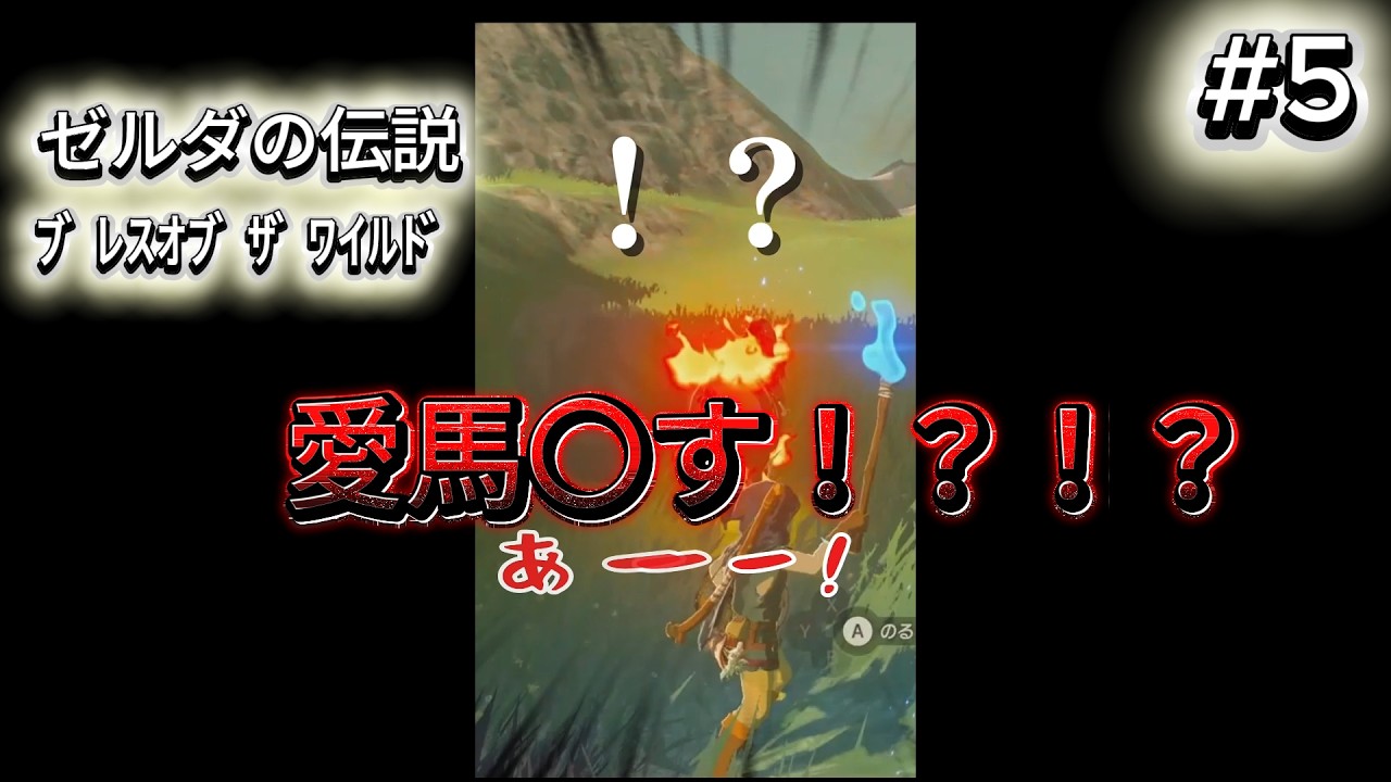 【炎上】　愛馬たかし、、、燃ゆる、、、ゼルダの伝説ブレスオブザワイルド実況#5