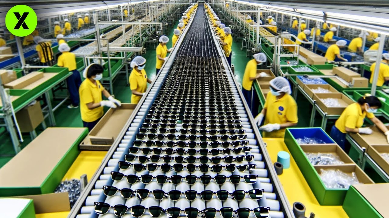 INCREÍBLE Fabricación de las GAFAS RAYBAN👓| ASÍ FABRICAN +10.000 GAFAS al Día