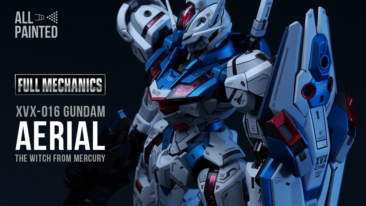#026【ガンプラ全塗装】FM GUNDAM AERIAL（フルメカニクス ガンダム エアリアル）