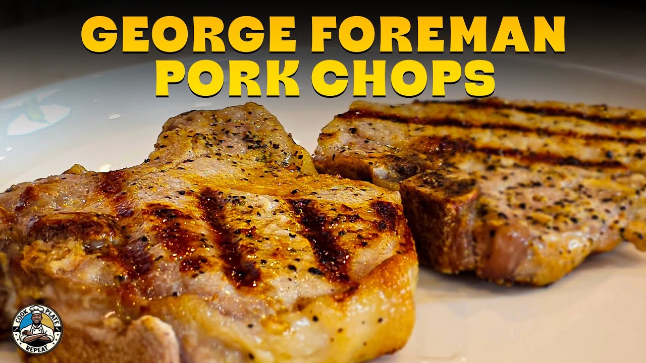 Juicy Pork Chops on George Foreman Grill | Easy Weeknight Recipe!