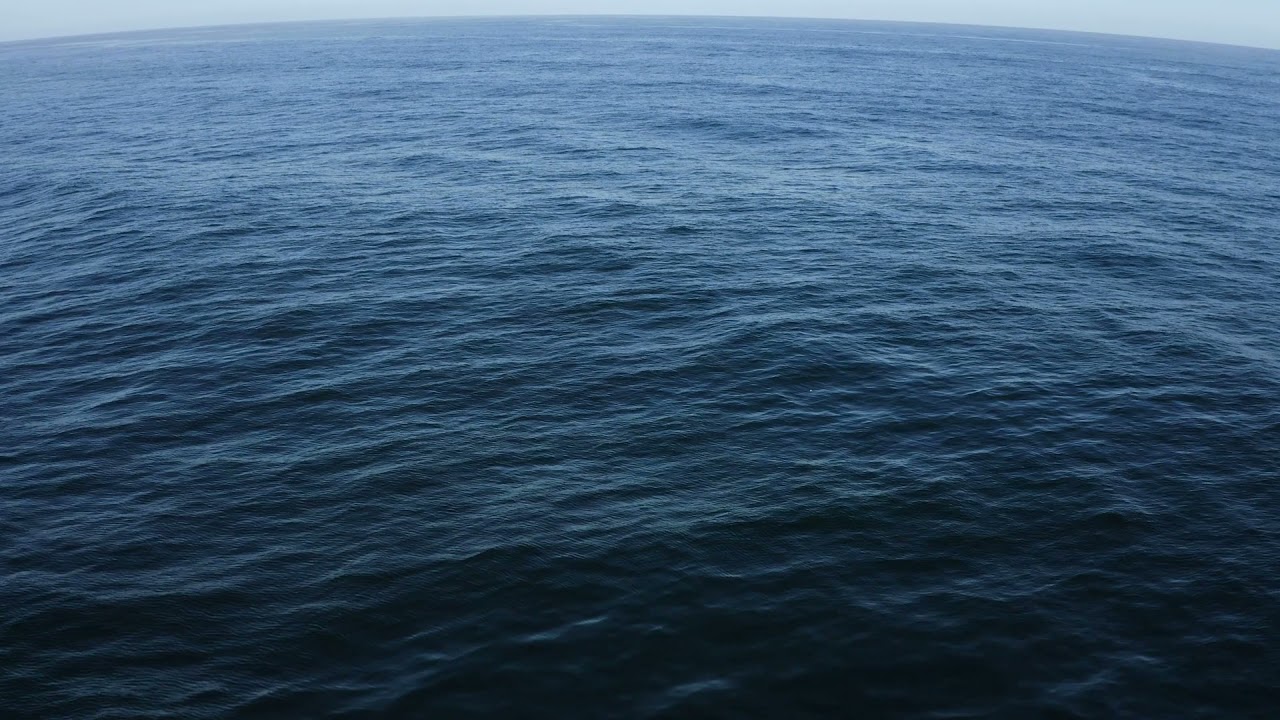 aerial shot of a calm blue sea