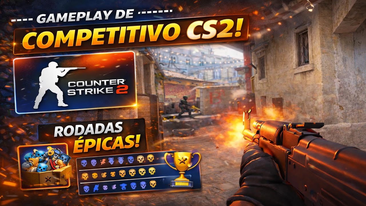 OLHA O QUE ELE FEZ, COUNTER STRIKE 2 (CS2) 🔥🔥 COMPETITIVO