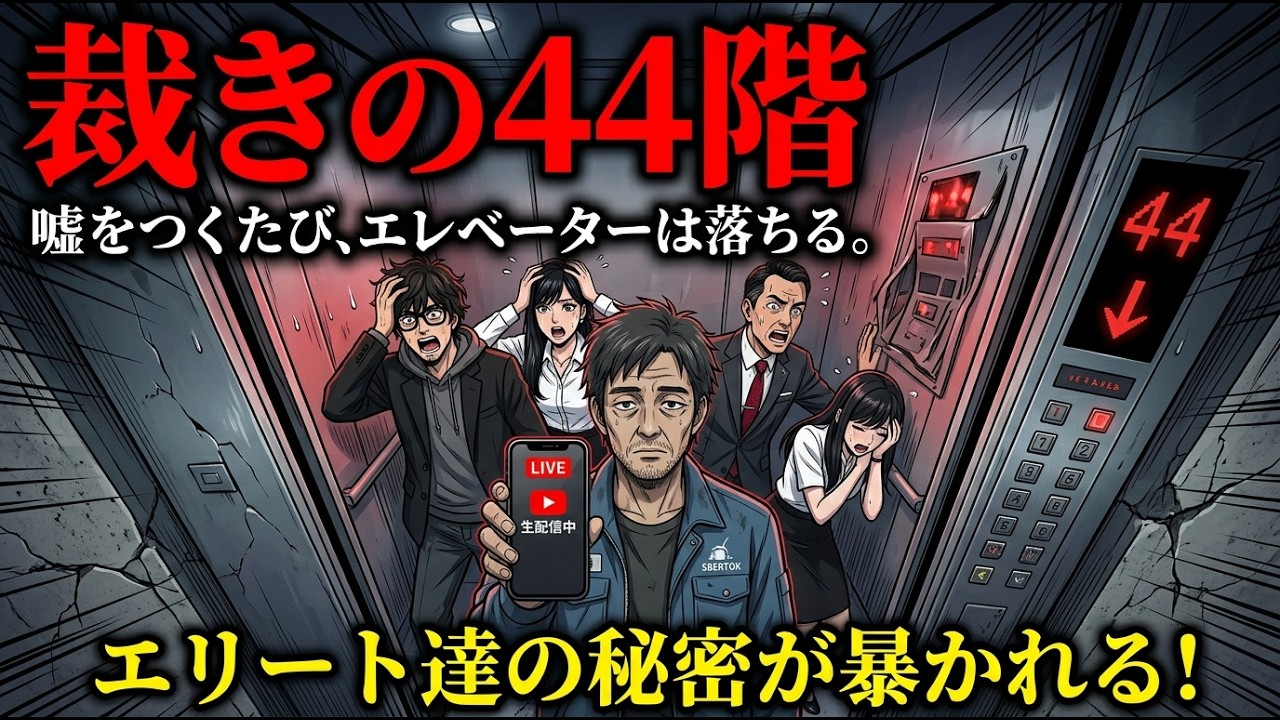 【44階の審判】「嘘をつくと落下する」密室エレベーターに閉じ込められた5人の末路がエグすぎる…