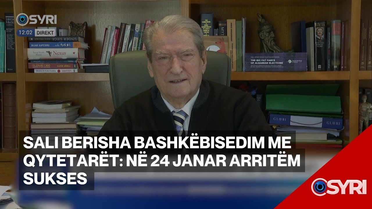 Sali Berisha bashkëbisedim me qytetarët: Në 24 janar arritëm sukses