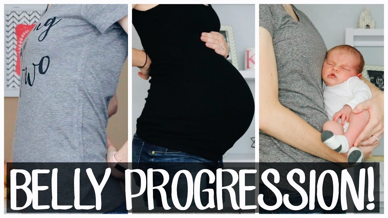 PREGNANCY BELLY PROGRESSION! || Beckham Adam ♡