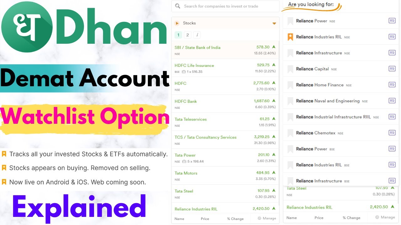 How to Use Watchlist in Dhan | Beginner Tutorial (Hindi)