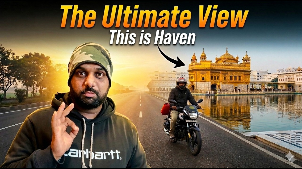 Day 2 | I Rode 160km Just for This View... 🥺 | Ludhiana to Amritsar | Day 2