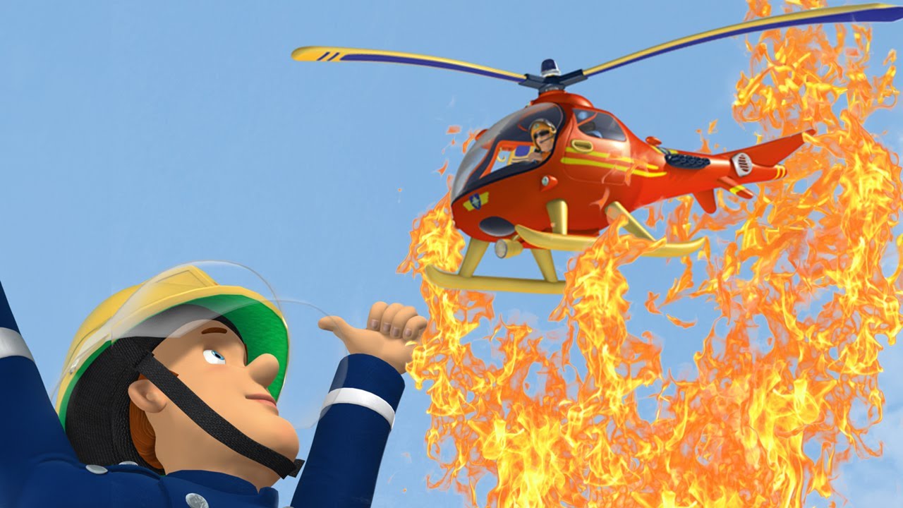 Rescates &eacute;picos en helic&oacute;ptero de Sam el Bombero: &iexcl;valientes aventuras desde las alturas!