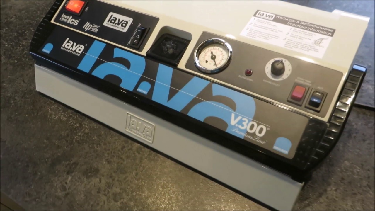 Lava V300 Flüssigkeiten vakuumieren