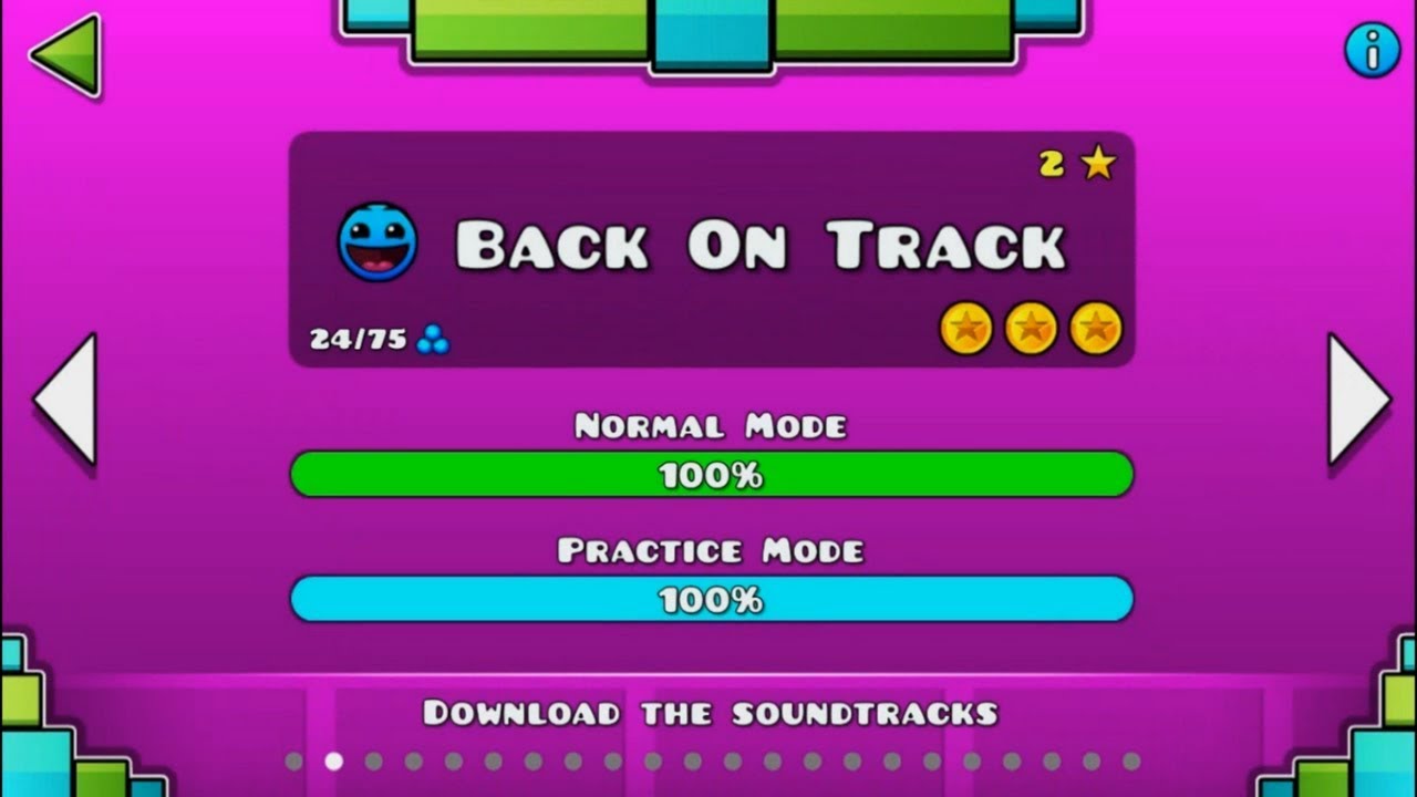 "Back on Track" Completed [All Coins] - Geometry Dash 2.11 | BGACREW