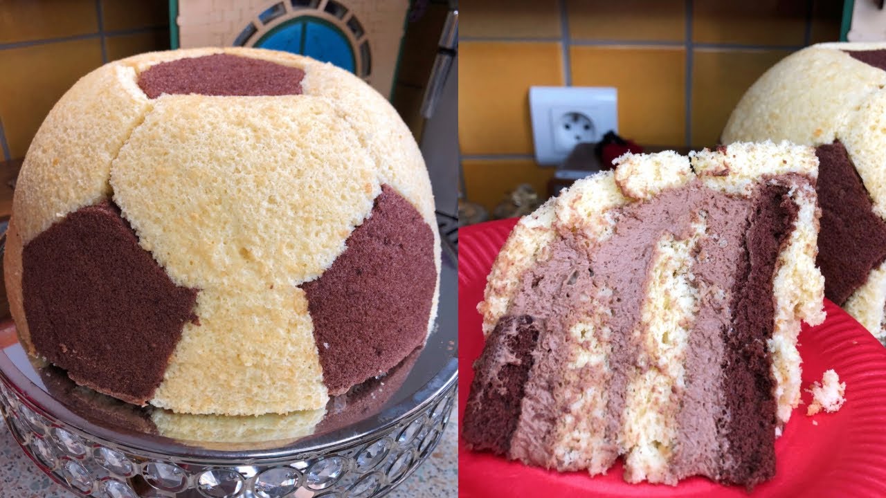فرحت ولدي بقاطو كرة القدم gâteau football