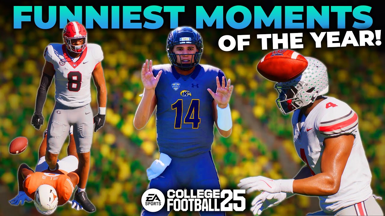 OUR FUNNIEST MOMENTS OF COLLEGE FOOTBALL 25!