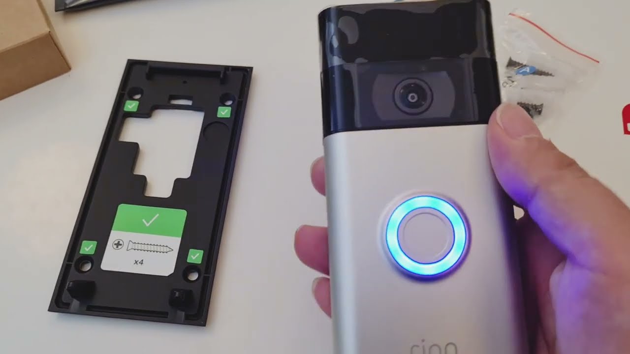 Ring Akku-Videotürklingel montieren und installieren. Sprechanlage und Klingel über Amazon Alexa!