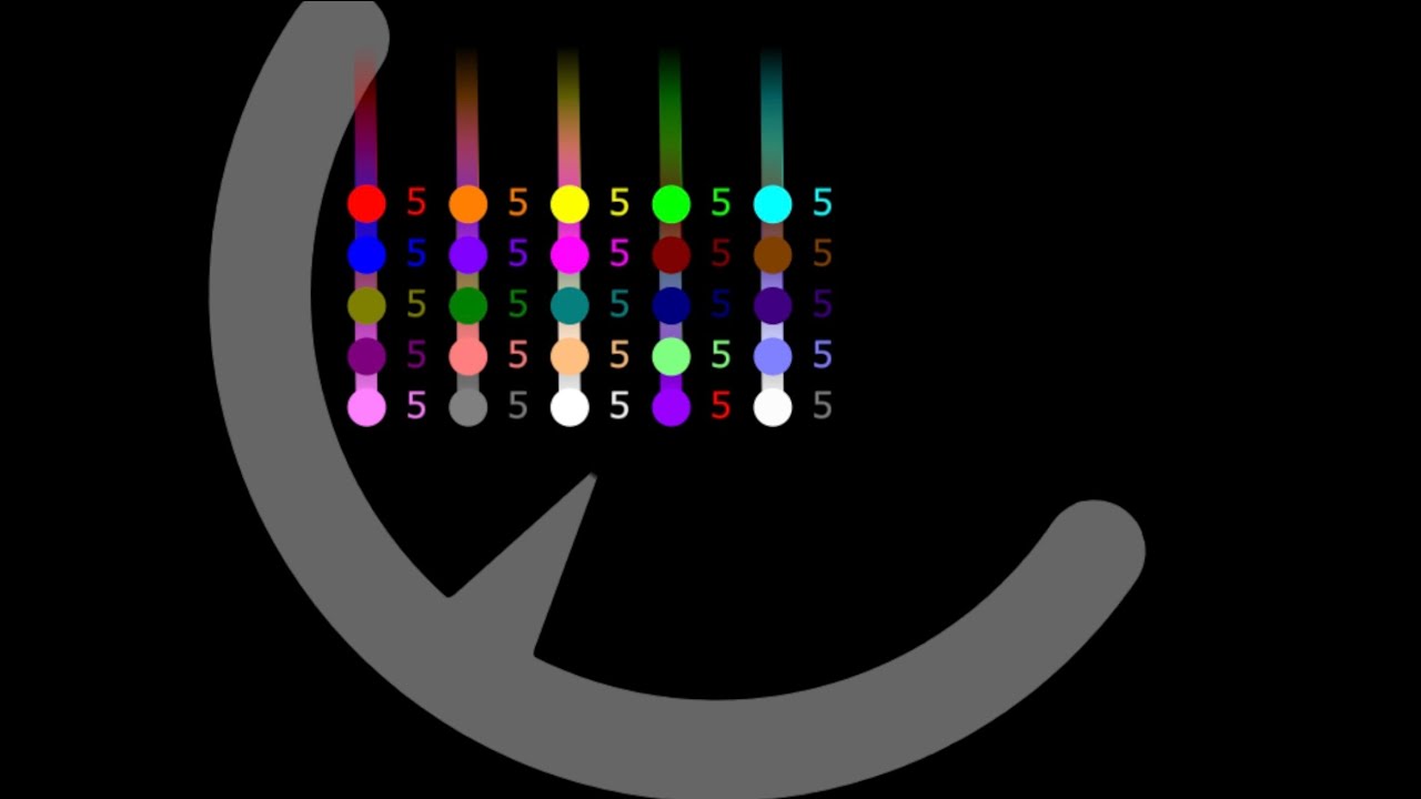 25 Colors Don't Fall Out Eliminations Marble Race In Algodoo