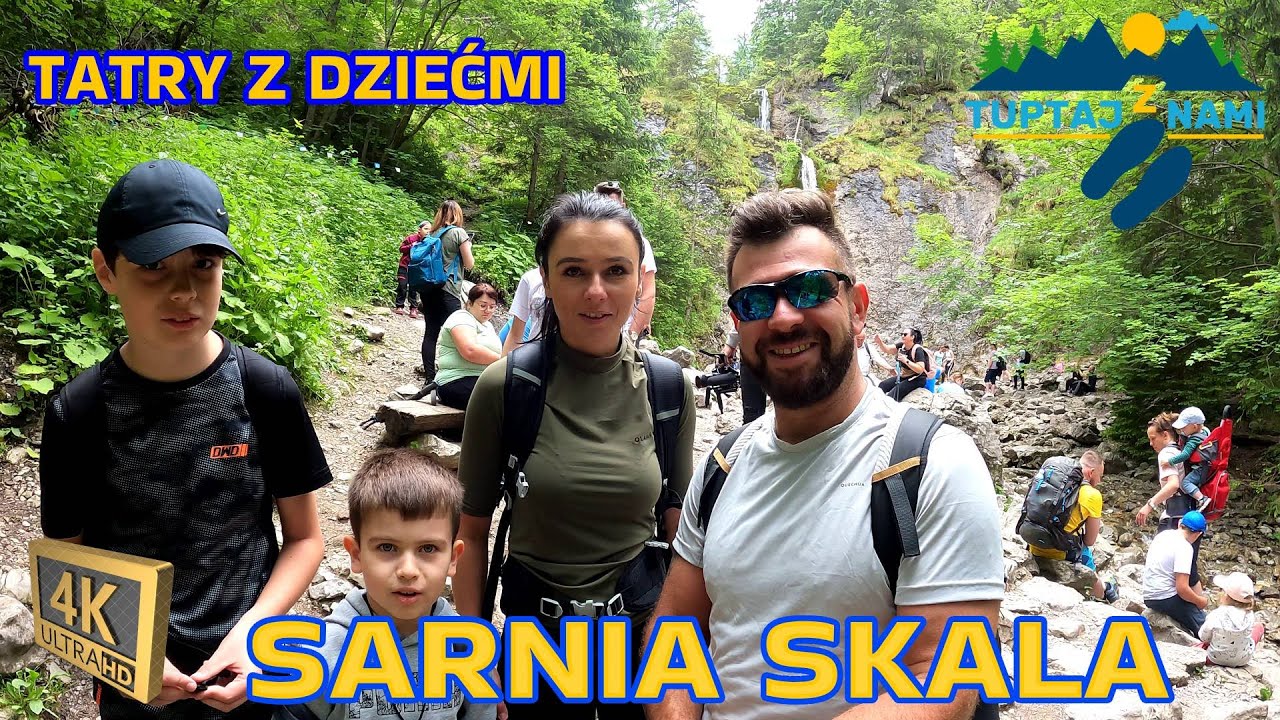 Tatry z dzieckiem. Sarnia skała. Polana Strążyska. Wodospad Siklawica. 4k - Tuptaj z Nami.