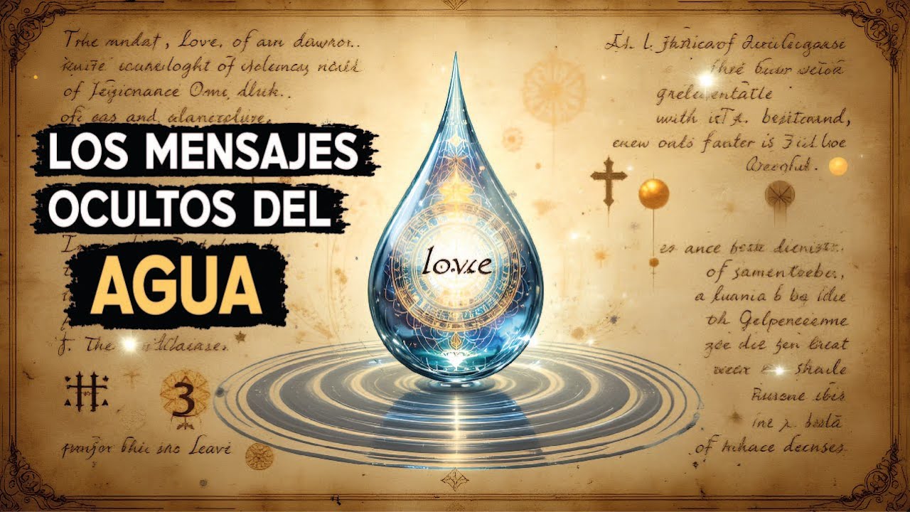 La VIBRACION Del AGUA Revela Mensajes ANCESTRALES | Descubre Su PODER Espiritual