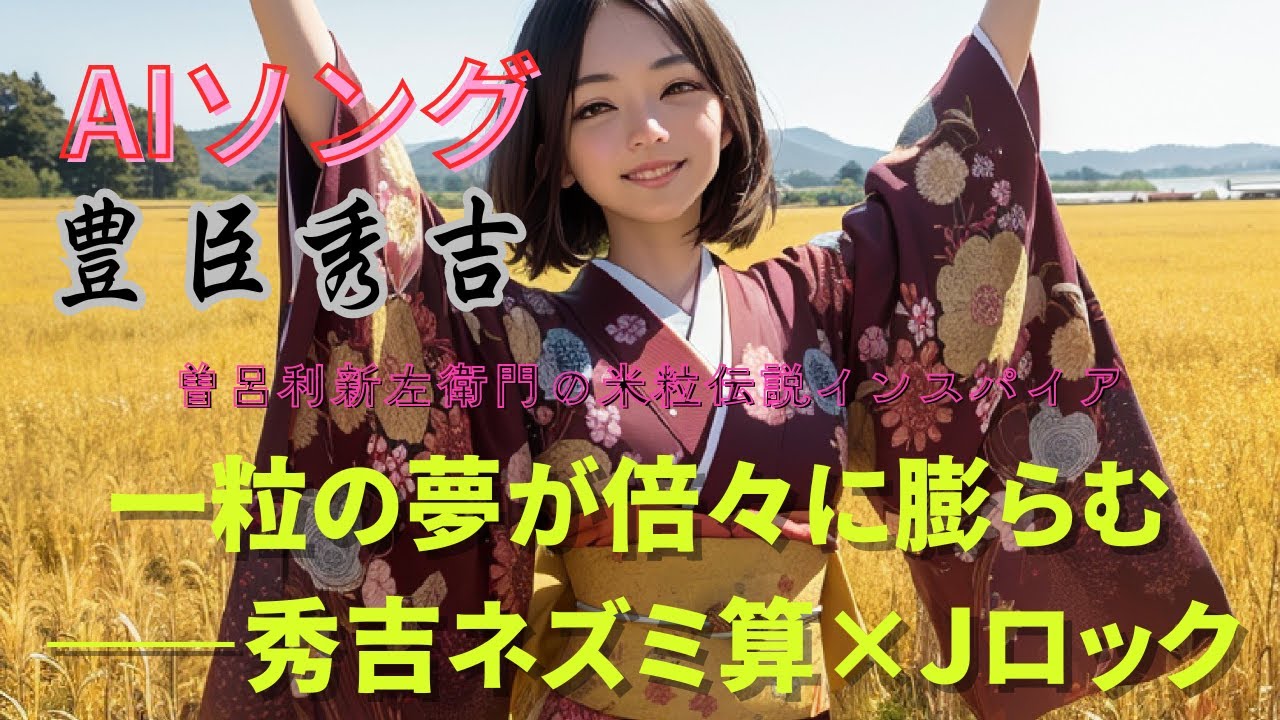 一粒の夢が天下を変える！金色の種×豊臣秀吉の成り上がり物語【AI×戦国時代】