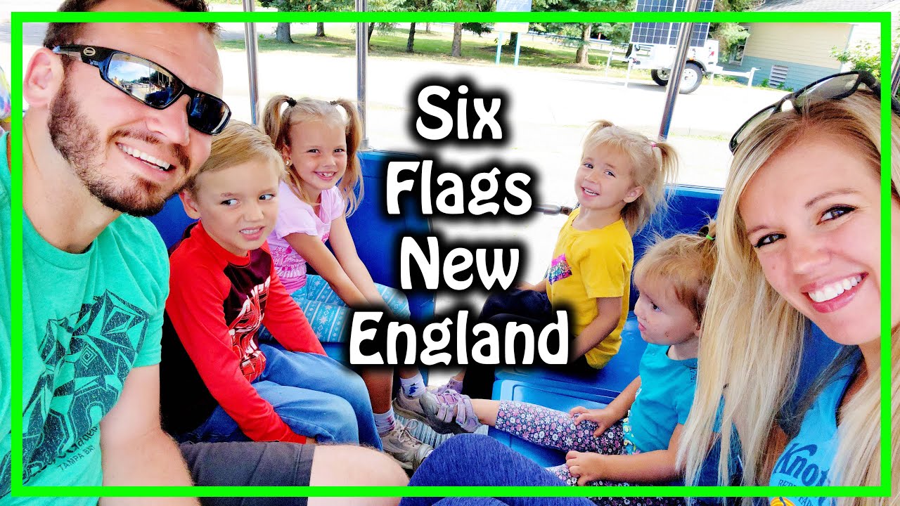 SIX FLAGS NEW ENGLAND Family Vlog with Little Kids | Amusement Park Family