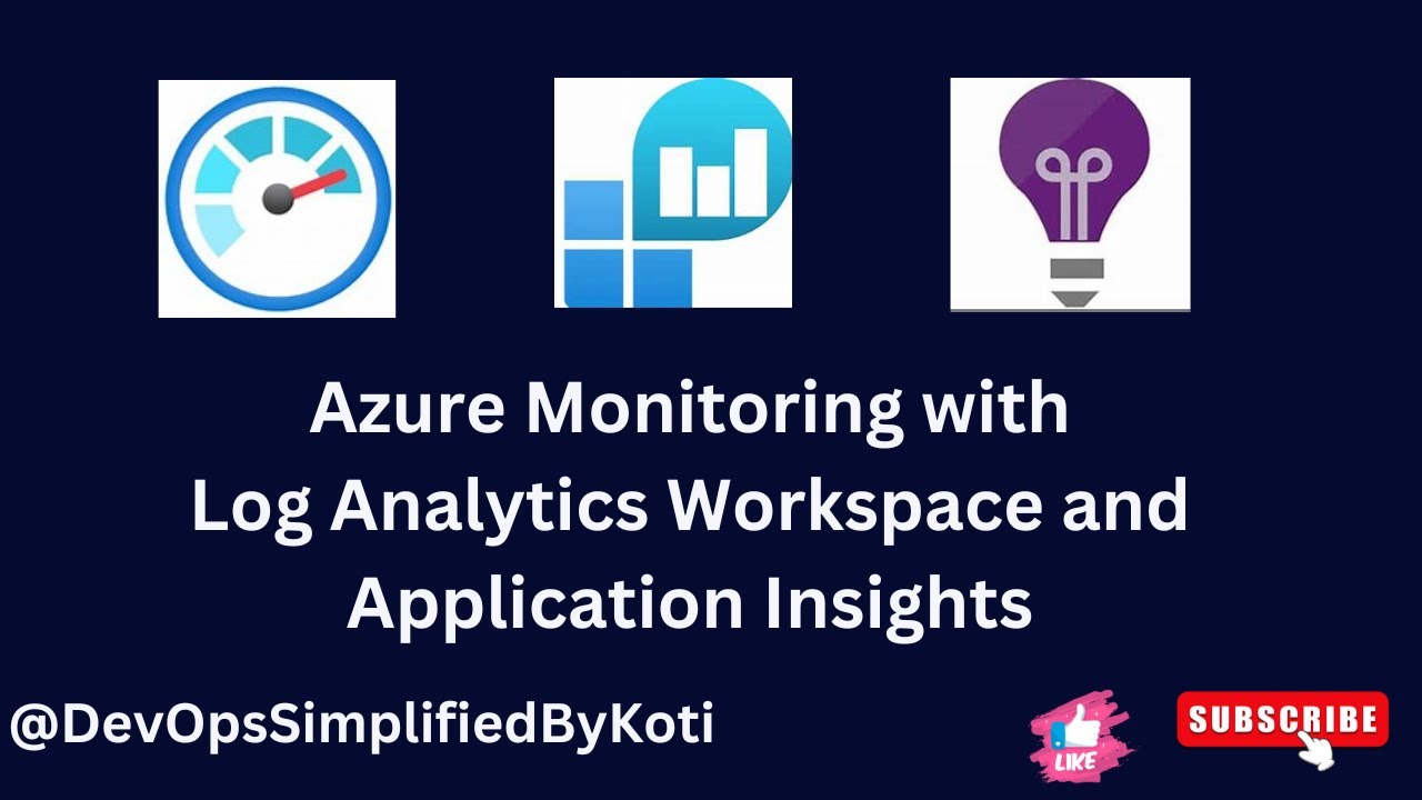 Учебное пособие по Azure Monitoring: объяснение работы Log Analytics Workspace и Application Insi...