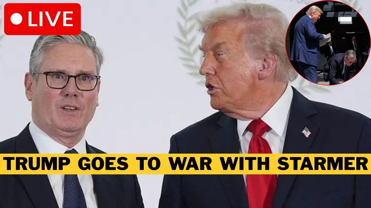 🚨 LIVE: Trump SUSPENDS Trade Deal With UK - Diplomatic WAR