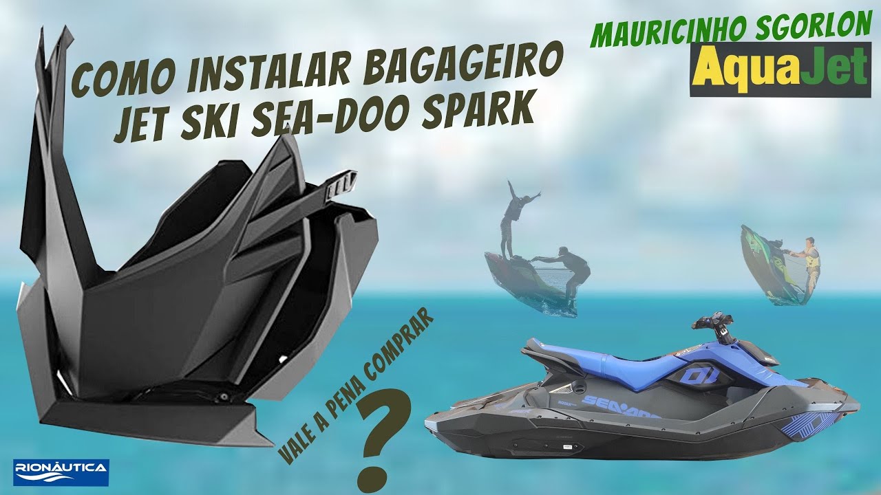 Tutorial de instalação do Bagageiro Dianteiro (Baú) - BRP Sea-Doo SPARK  