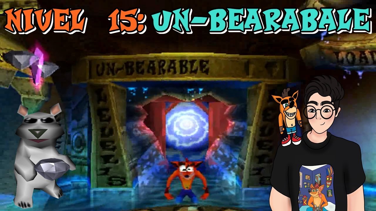 Nivel 15: Un-Bearable - Crash Bandicoot 2: Cortex Strikes Back PS1 Gameplay