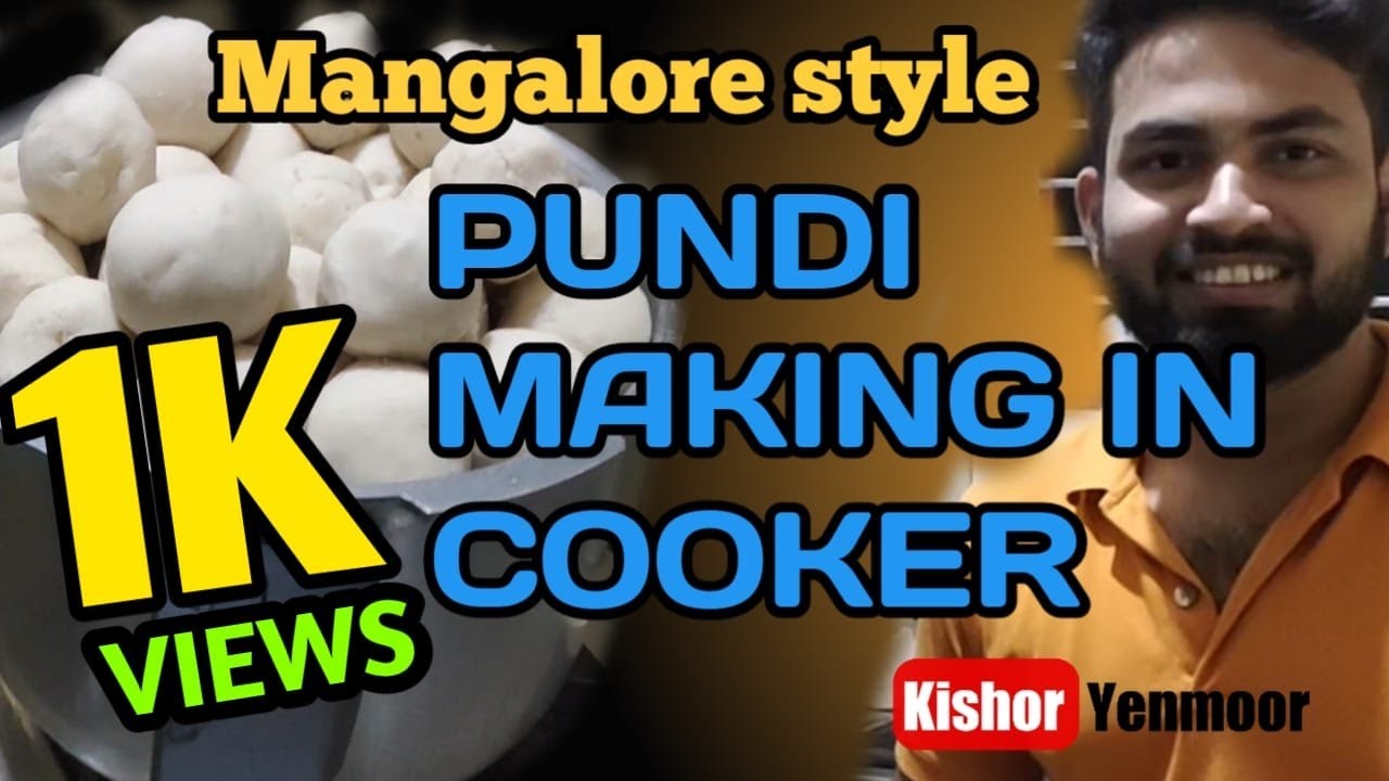 PUNDI MAKING IN COOKER || Simple Rice Ball Making|| Without Thondurda Kara|| Bachelor PUNDI 😄